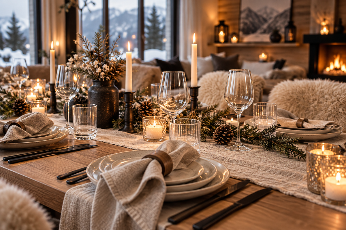 Winterdinner - Wenn die Tafel zur Bühne wird