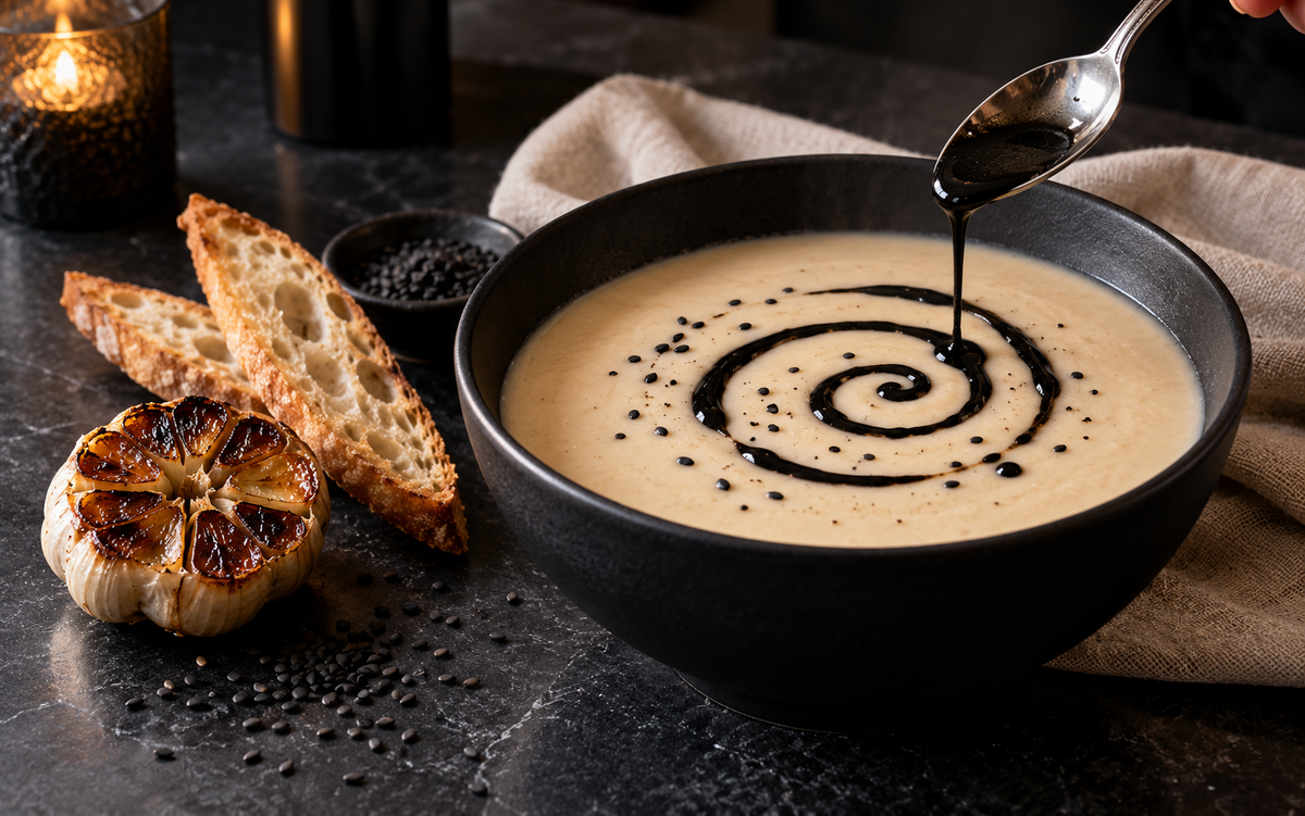 Midnight Soup: Die samtige Knoblauch-Suppe aus dem Midnight Table Menü