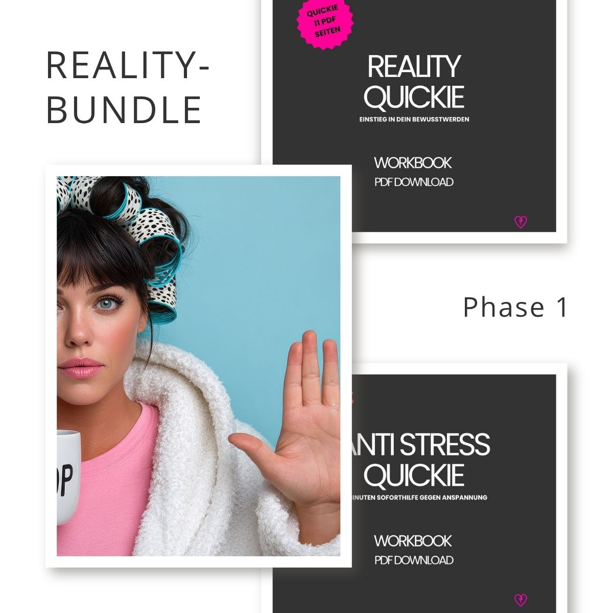 Der Komplett-Reset für starke Frauen, die müde vom Starksein sind.
Dieses Bundle vereint den 5-Tage-Mini-Kurs „Funktionierst du noch?“ mit allen vier Quickies aus Phase 1 des Mimi-Schnee-Systems.