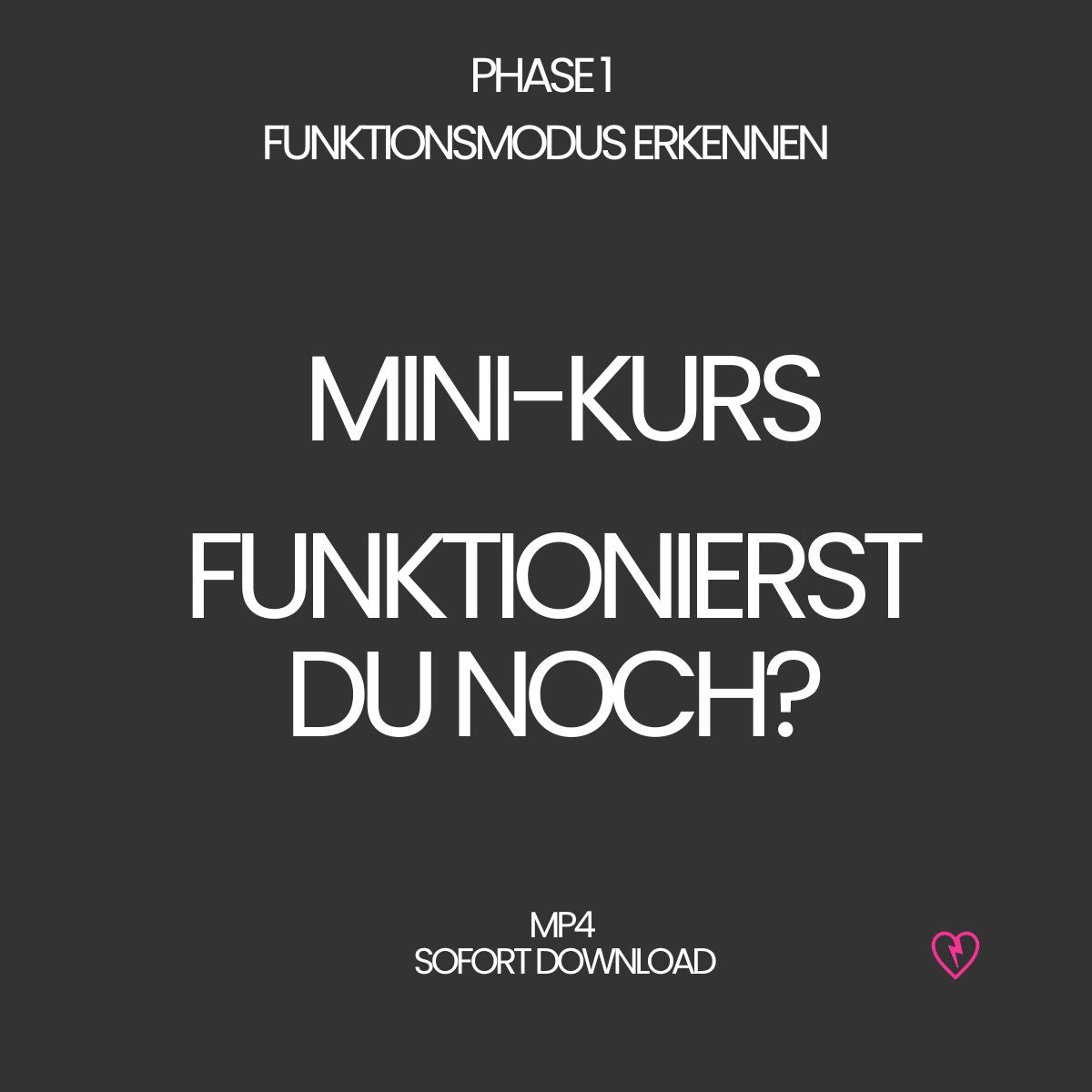 Erkenne deinen Funktioniermodus & starte neu:
Der 5-Tage-Reality-Reset von Mimi Schnee – ehrlicher Mini-Kurs für Frauen,
die aufhören wollen zu funktionieren. Inklusive MP4-Download & Audio-Guides.