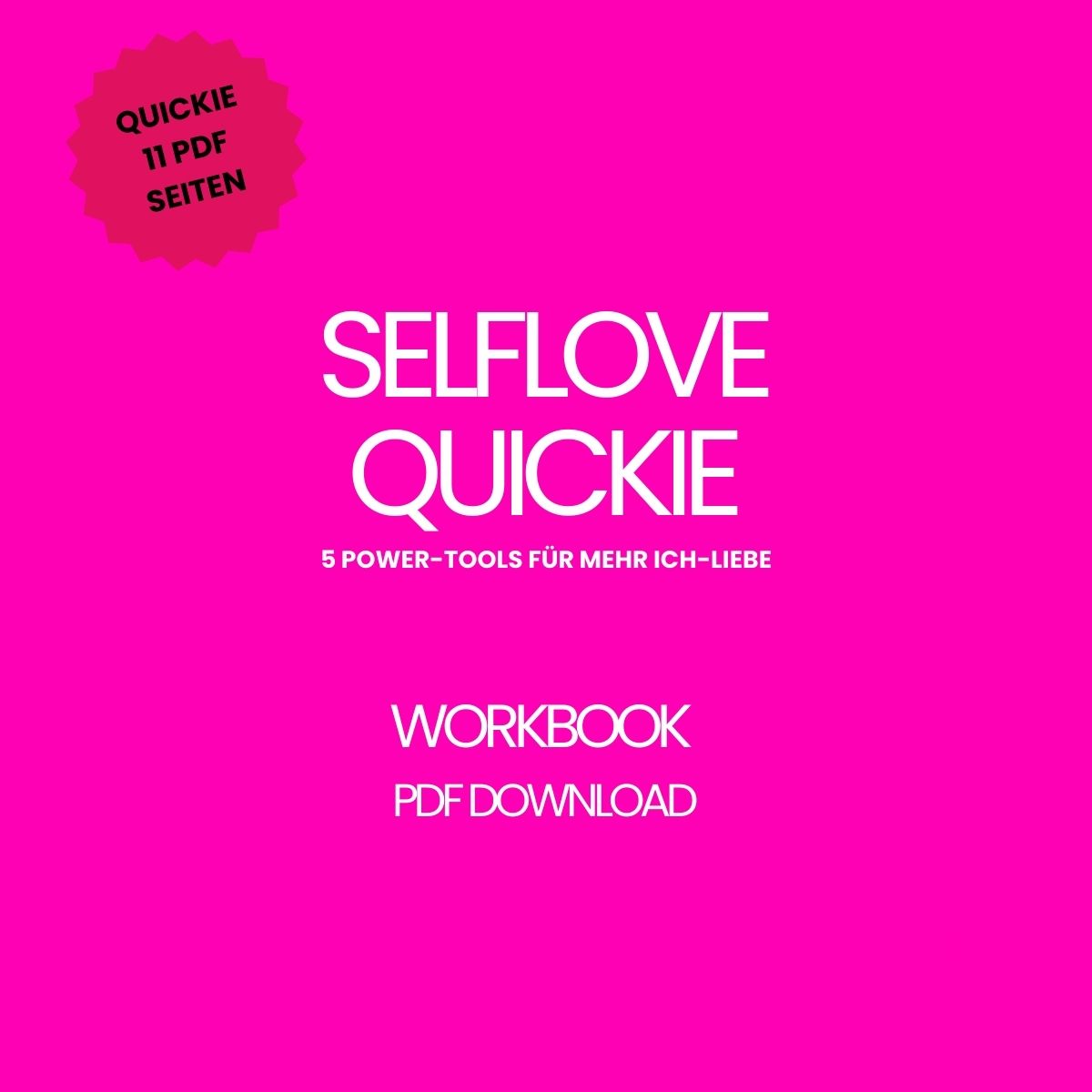 💖 Selflove ist kein Kitsch – sie ist dein Fundament. In diesem Selflove-Quickie bekommst du 11 Seiten mit 7 Mini-Impulsen für mehr Selbstliebe im Alltag.